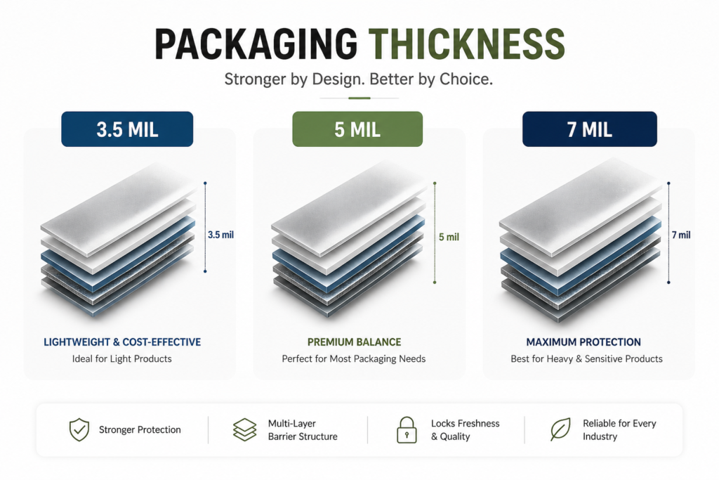packaging thickness